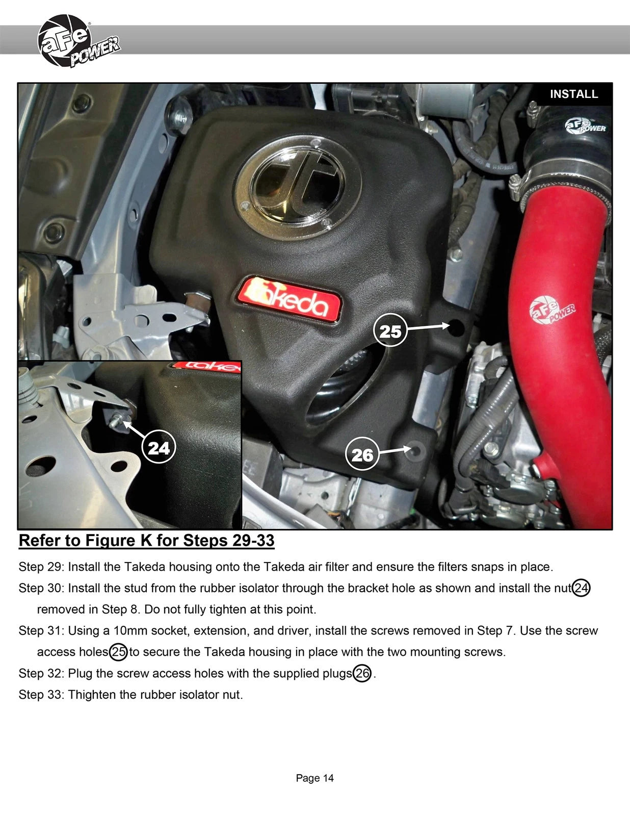 aFe 22-23 Subaru WRX Takeda Momentum Cold Air Intake System w/ Pro 5R Filter