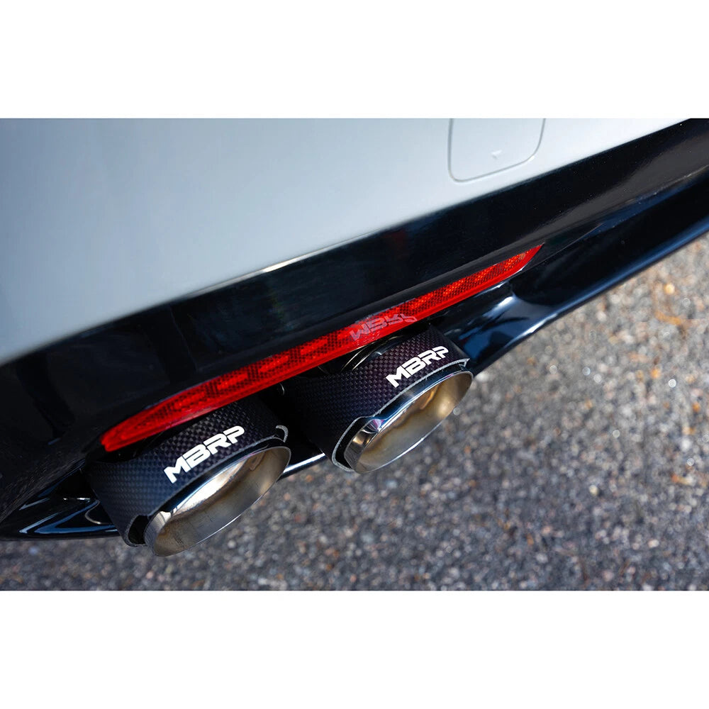 MBRP 18-22 Kia Stinger GT Bezel Kit Quad Tip CF