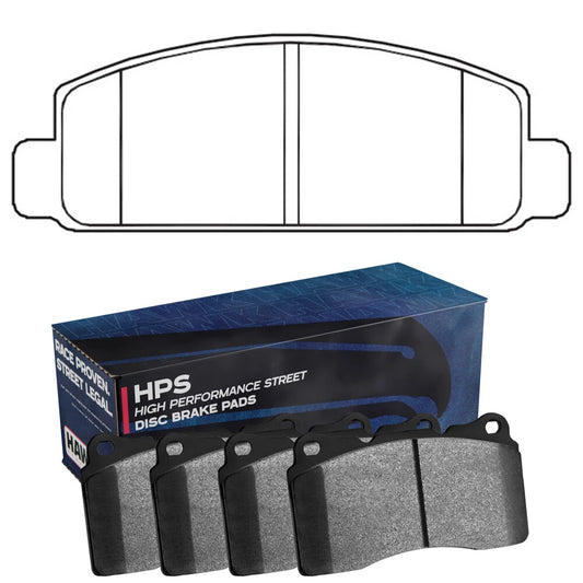Hawk Mazda RX-7 HPS Street Front Brake Pads