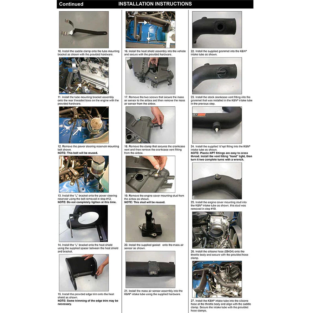 K&N 07-08 Toyota FJ Cruiser V6 4.0L AirCharger Performance Intake