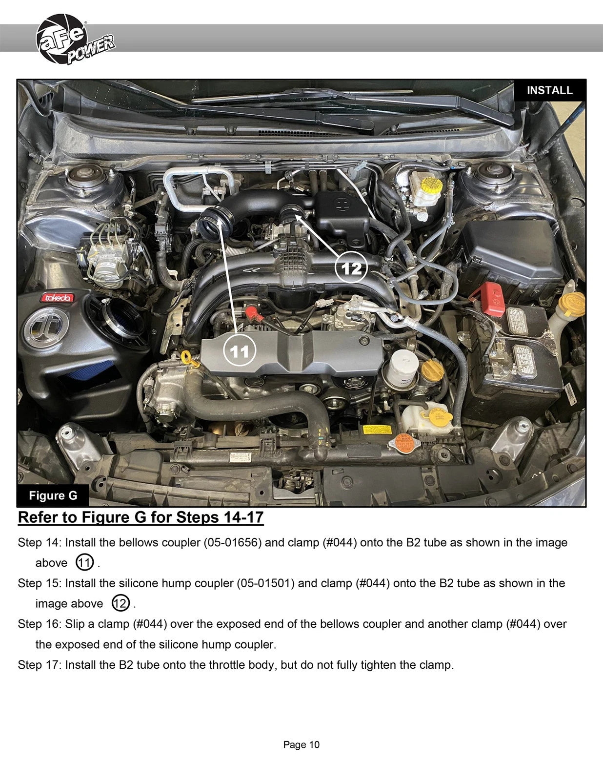 aFe 15-19 Subaru Outback H4-2.5L Takeda Momentum Cold Air Intake System w/ Pro 5R Media