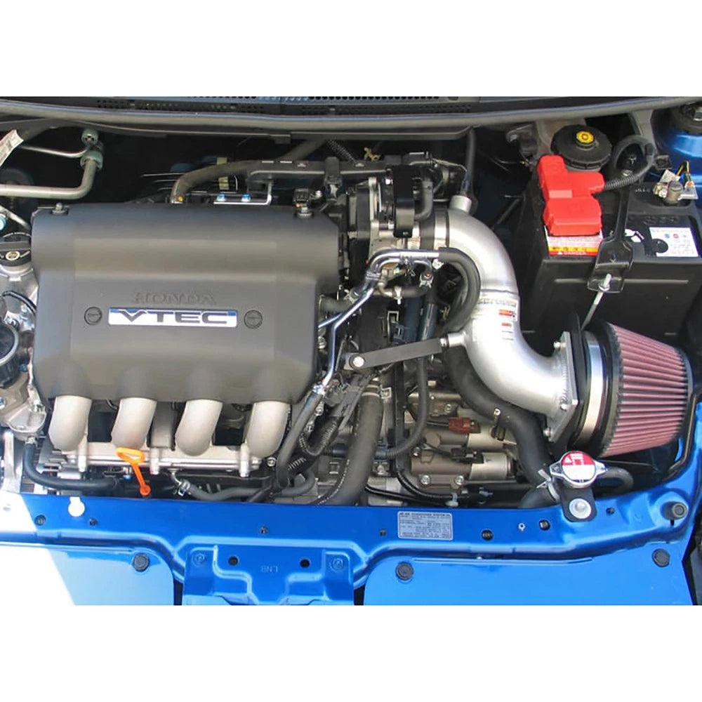 K&N Performance Intake Kit TYPHOON; HONDA FIT L4-1.5L, (SILVER) 07-08