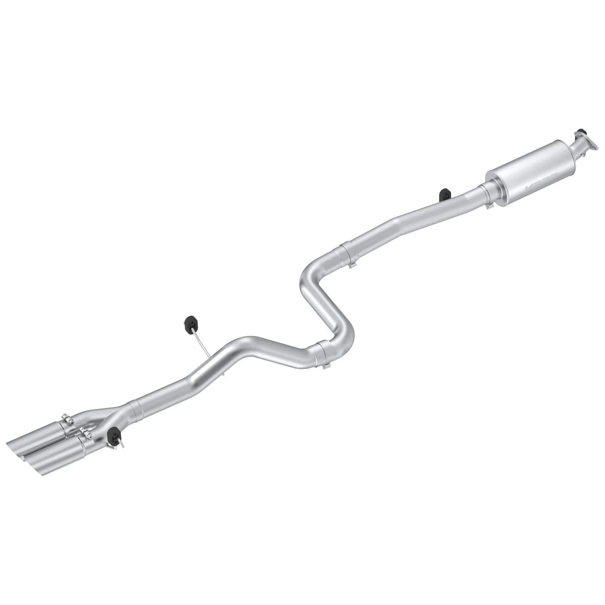 MBRP 14-19 Ford Fiesta ST 1.6L EcoBoost 3in Dual Outlet Alum Cat Back