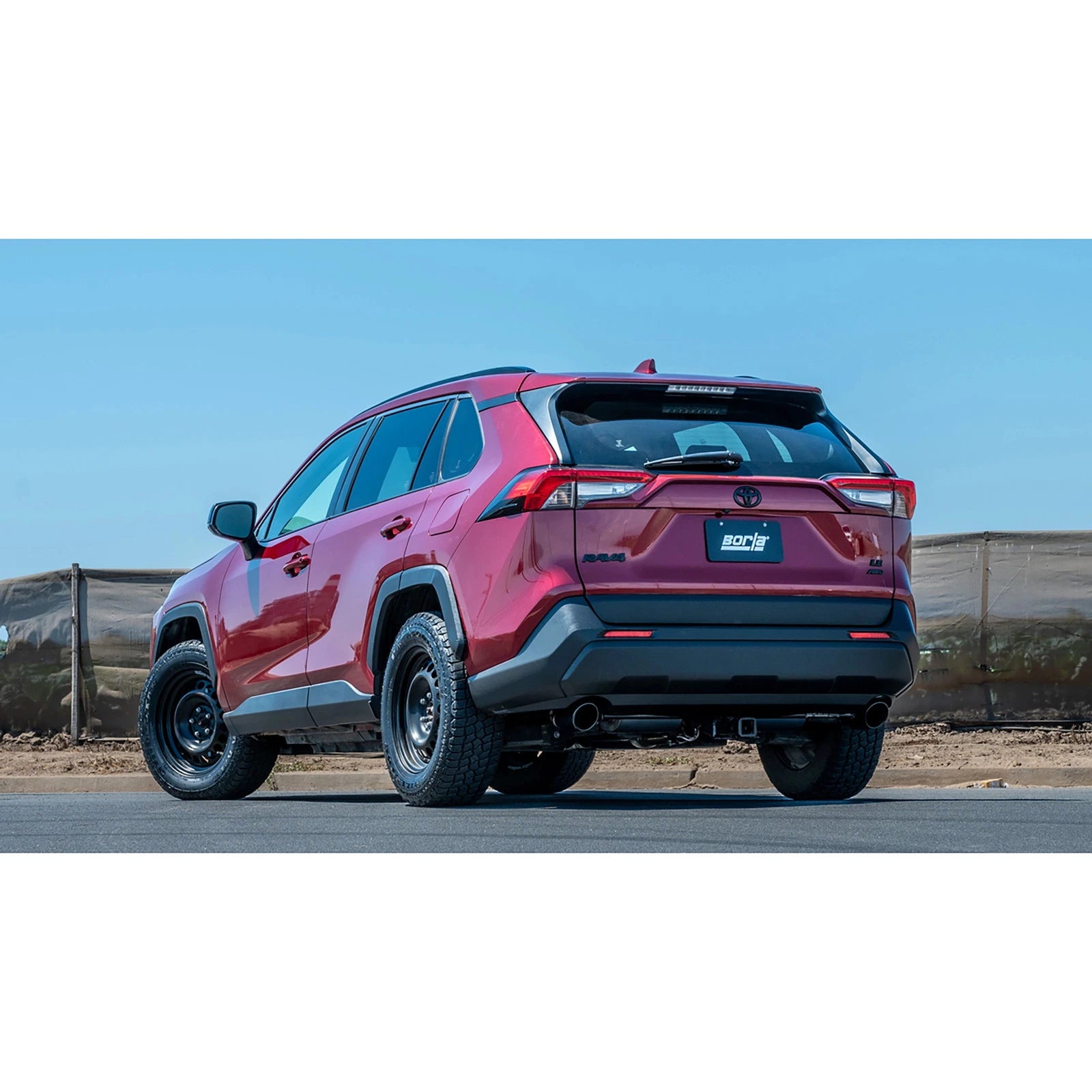 Borla 19-25 Toyota RAV4 Hybrid 2.25 S-Type Cat Back Exhaust - Black Chrome