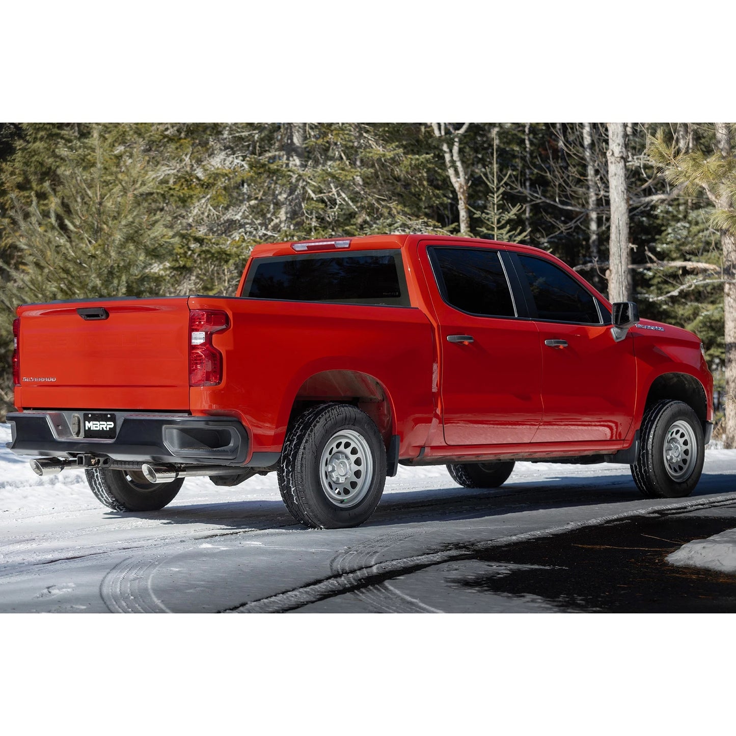 MBRP 2019+ Chevrolet Silverado 1500 / 2019+ GMC Sierra 1500 Alum. 3in Armor Lite Cat-Back Exhaust
