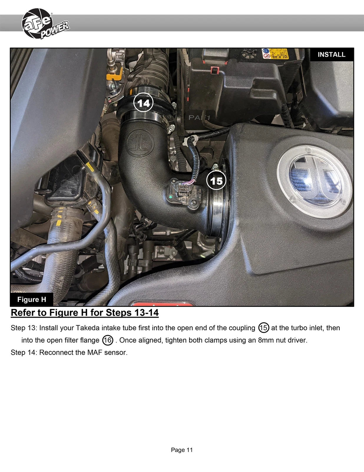 aFe Takeda Momentum Pro DRY S Cold Air Intake System 21-22 Mazda 3 L4 2.5L (t)