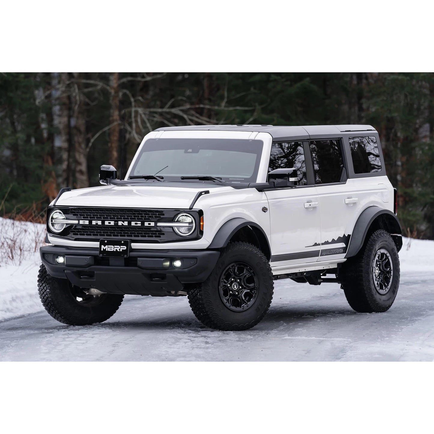 MBRP 21-22 Ford Bronco 2.3/2.7L EcoBoost 2/4-Dr 3in Catback Dual Split Rear Exit Aluminized Steel