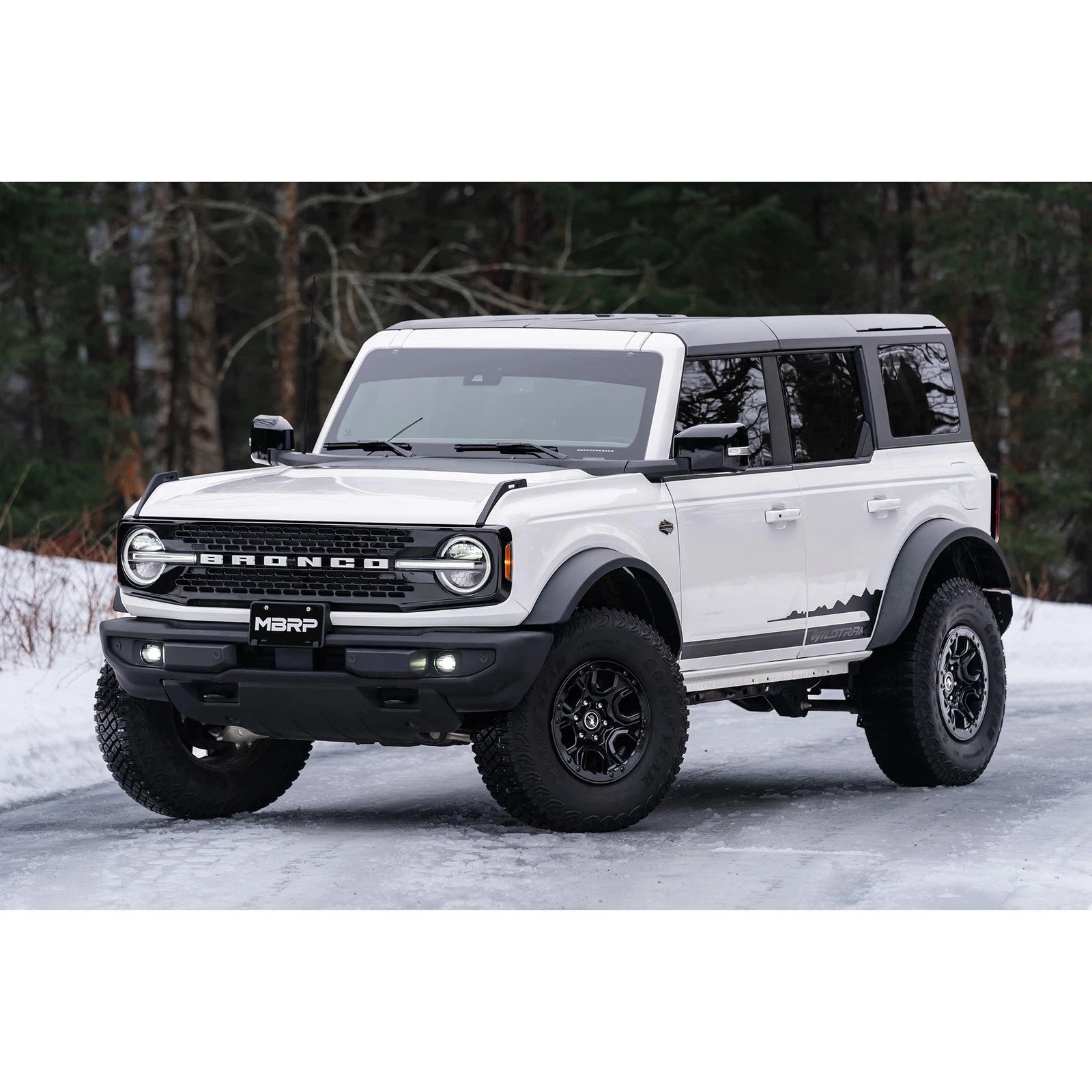MBRP 21-22 Ford Bronco 2.3/2.7L EcoBoost 2/4-Dr 3in Catback Dual Split Rear Exit Aluminized Steel