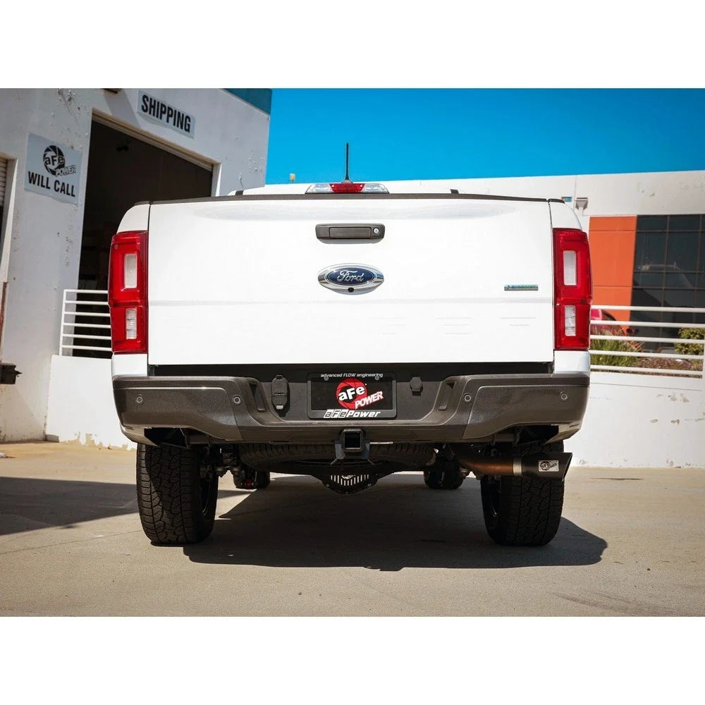 aFe Apollo GT Series 3in 409 SS Axle-Back Exhaust 2019 Ford Ranger 2.3L w/ Black Tips
