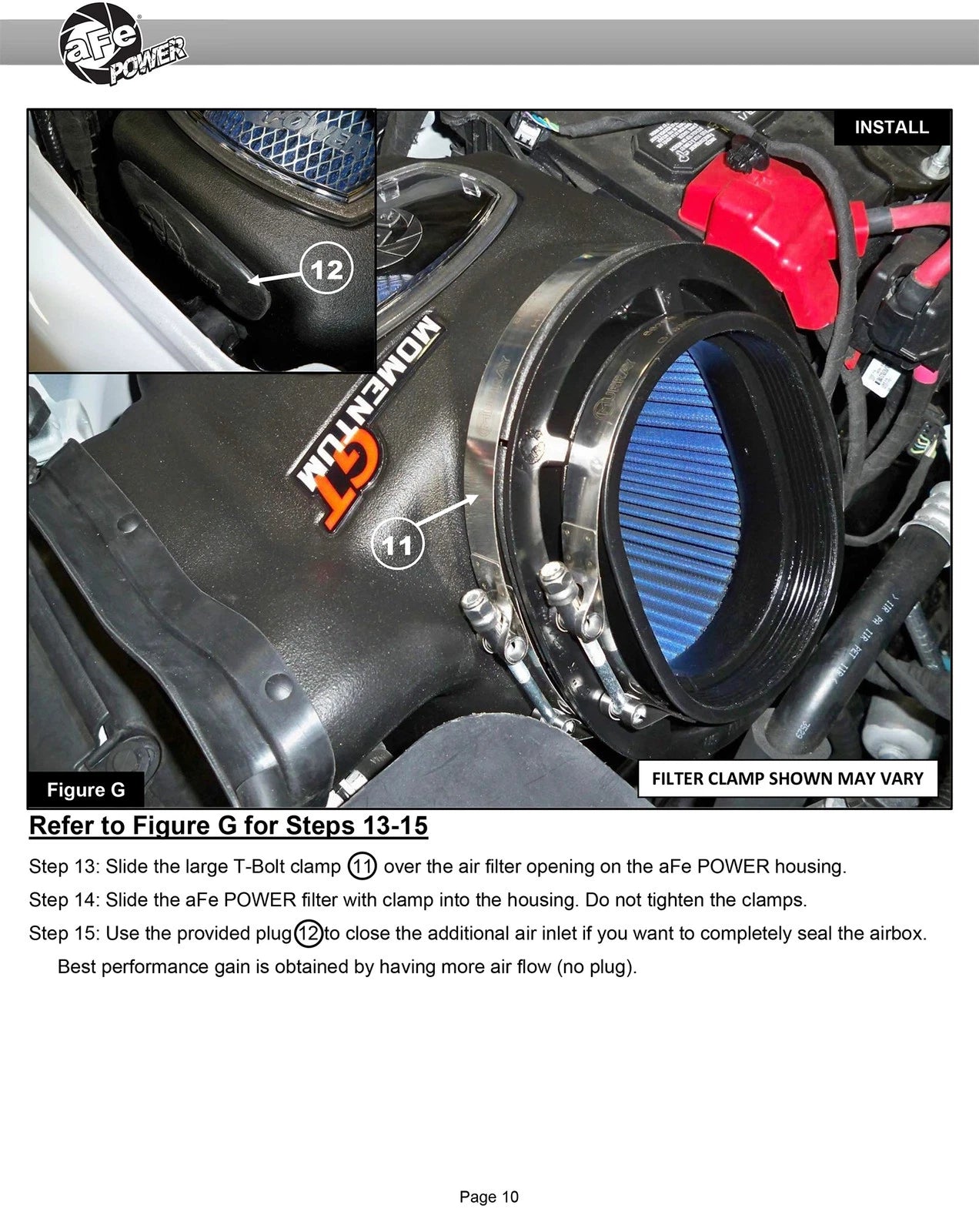 aFe Momentum GT Cold Air Intake System w/ Pro Dry S 2020 Ford F-250 / F-350 Super Duty V8-7.3L