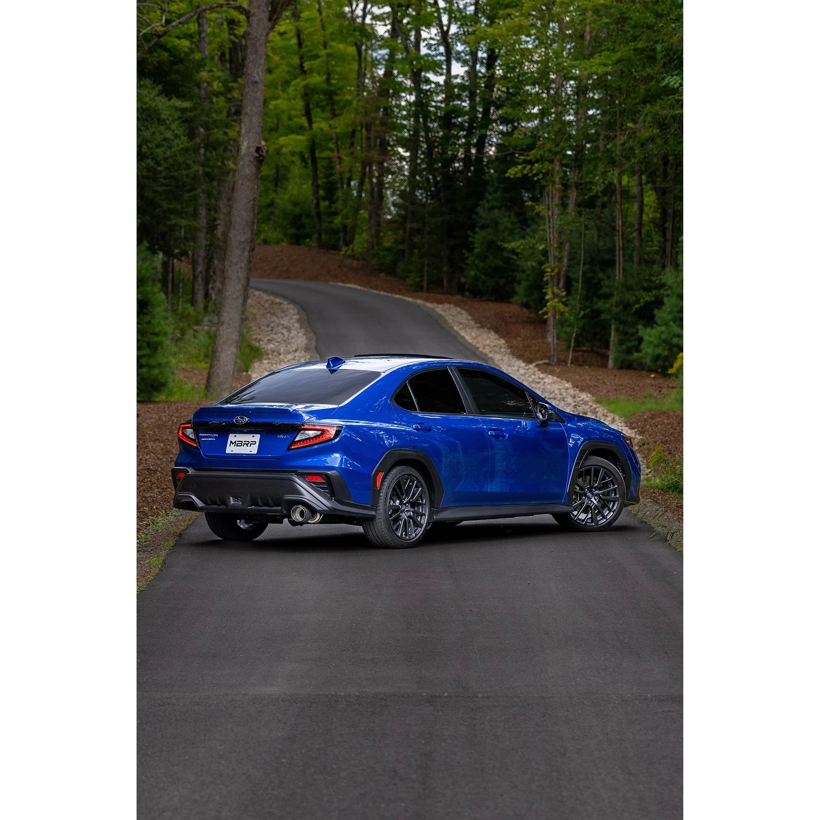 MBRP 2022 Subaru WRX 2.4L 3in Cat Back 5in OD w/ Carbon Fiber Tips - T304