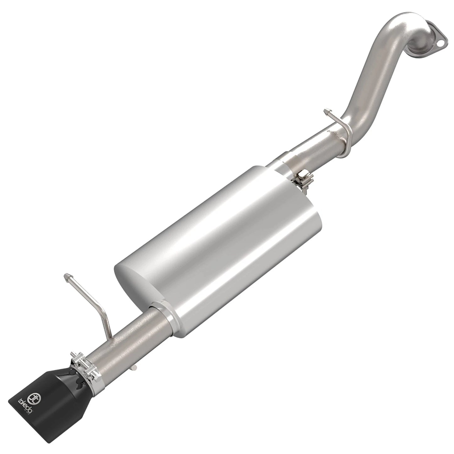 aFe 14-19 Toyota Corolla 1.8L Takeda 2.5in 304SS Axle-Back Exhaust w/ Black Tip