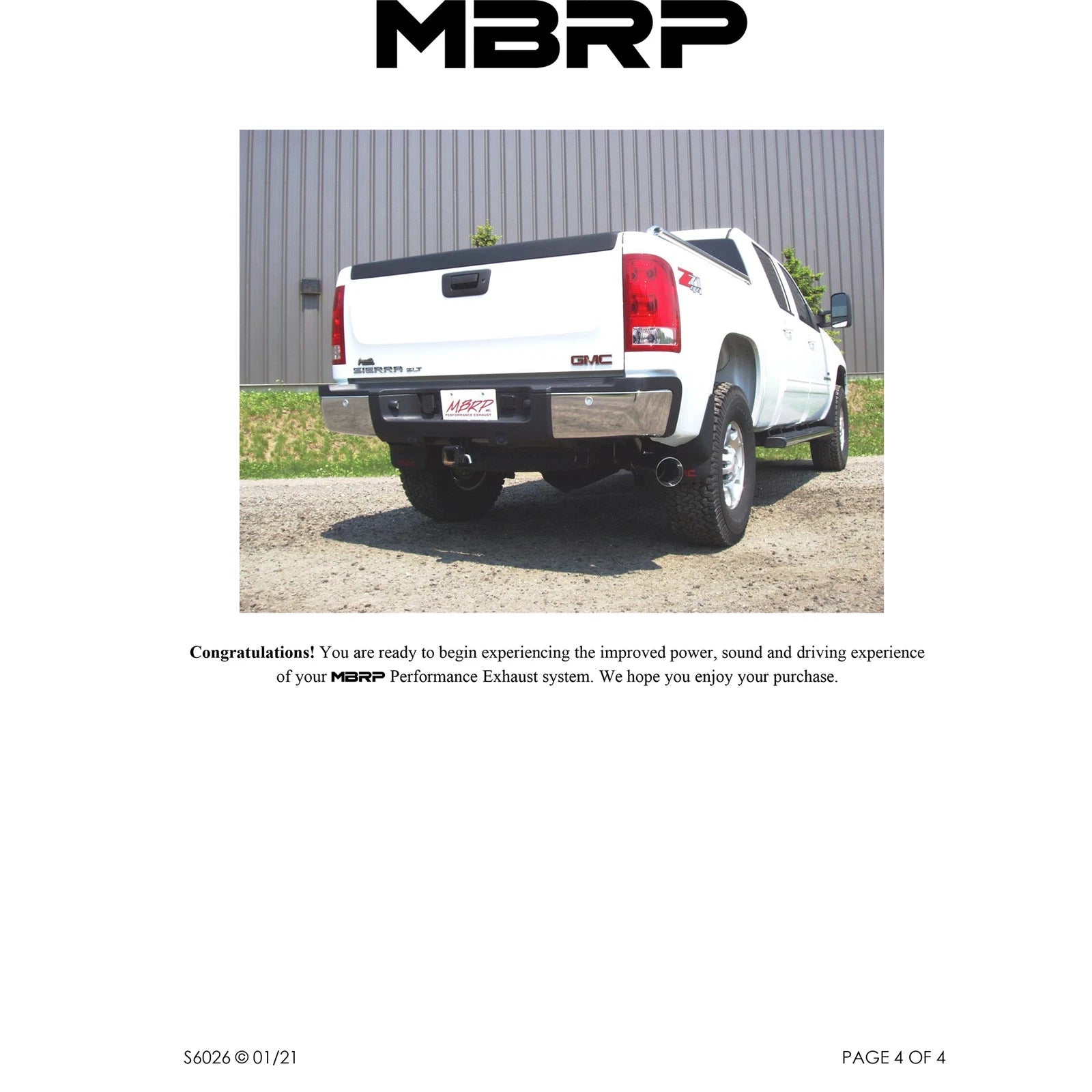 MBRP 2007-2009 Chev/GMC 2500/3500 Duramax All LMM Filter Back Single Side