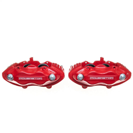 Power Stop 05-10 Chrysler 300 Front Red Calipers w/o Brackets - Pair