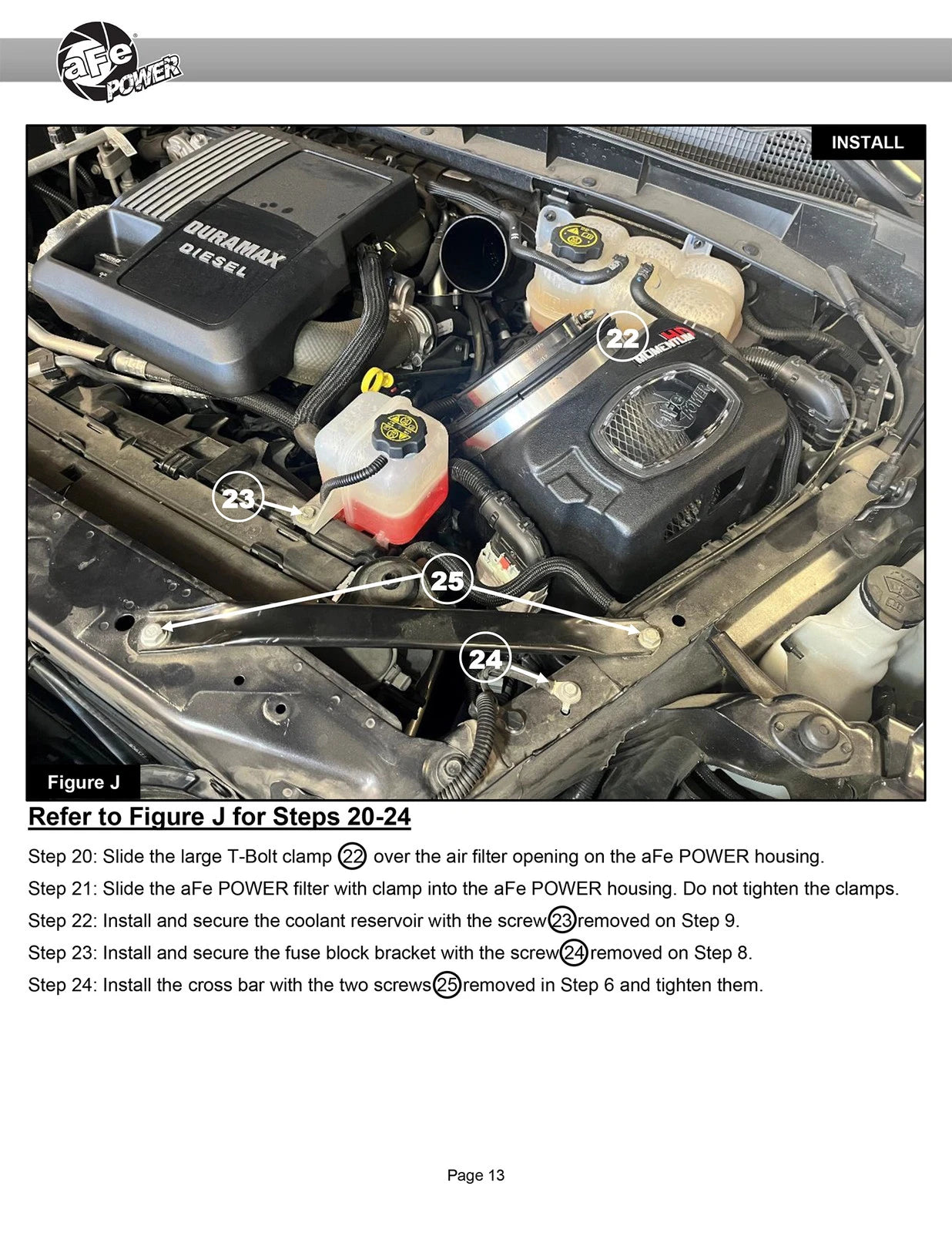 aFe 20-24 GM Trucks/SUVs L6-3.0L (td) LM2/LZ0 Momentum HD Cold Air Intake System w/ Pro DRY S Filter