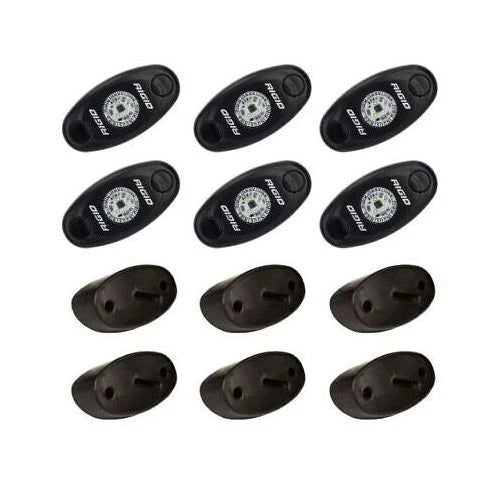 Rigid Industries Rock Light Kit- Cool White (6 lights)