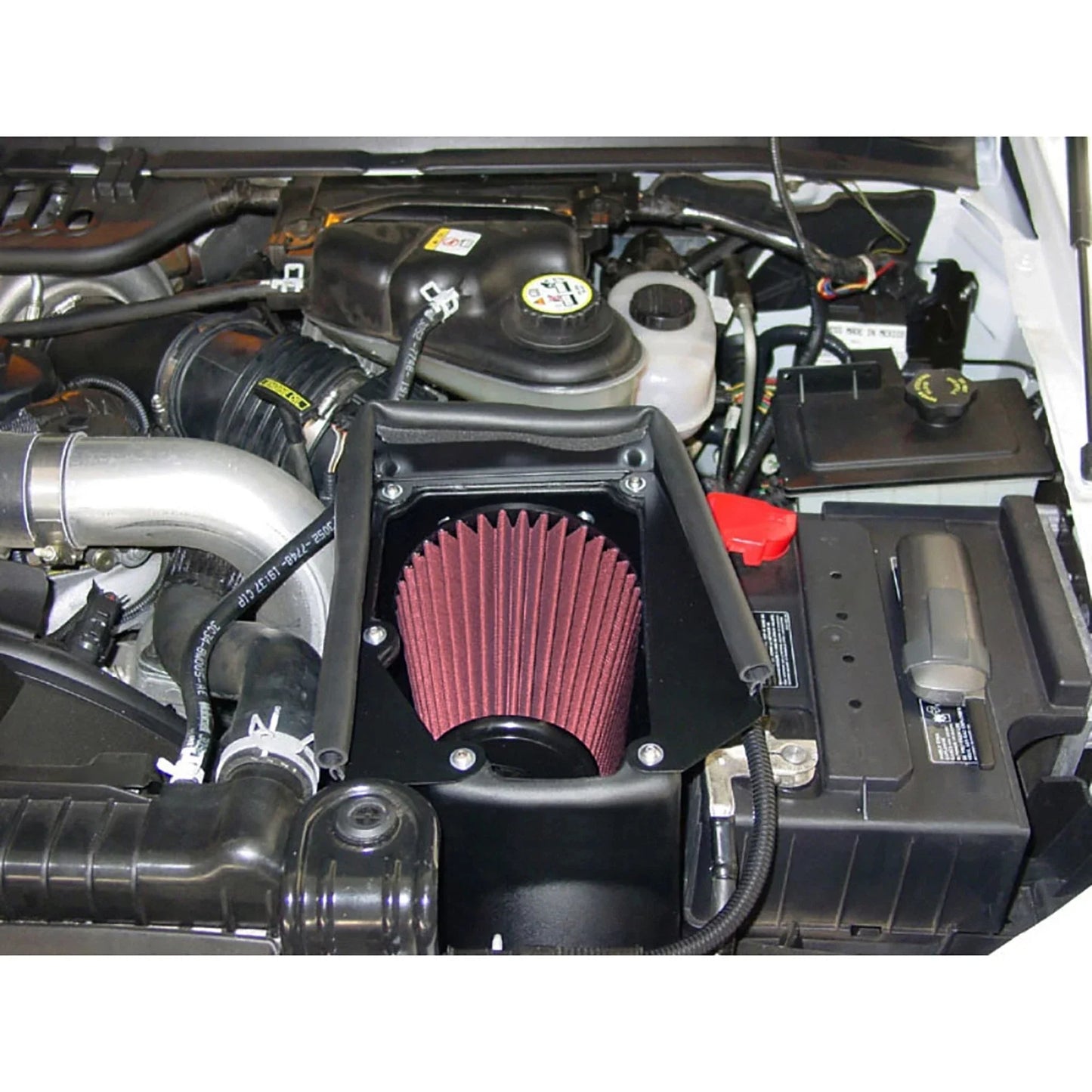 Airaid 03-07 Ford Power Stroke 6.0L Diesel MXP Intake System w/o Tube (Oiled / Red Media)