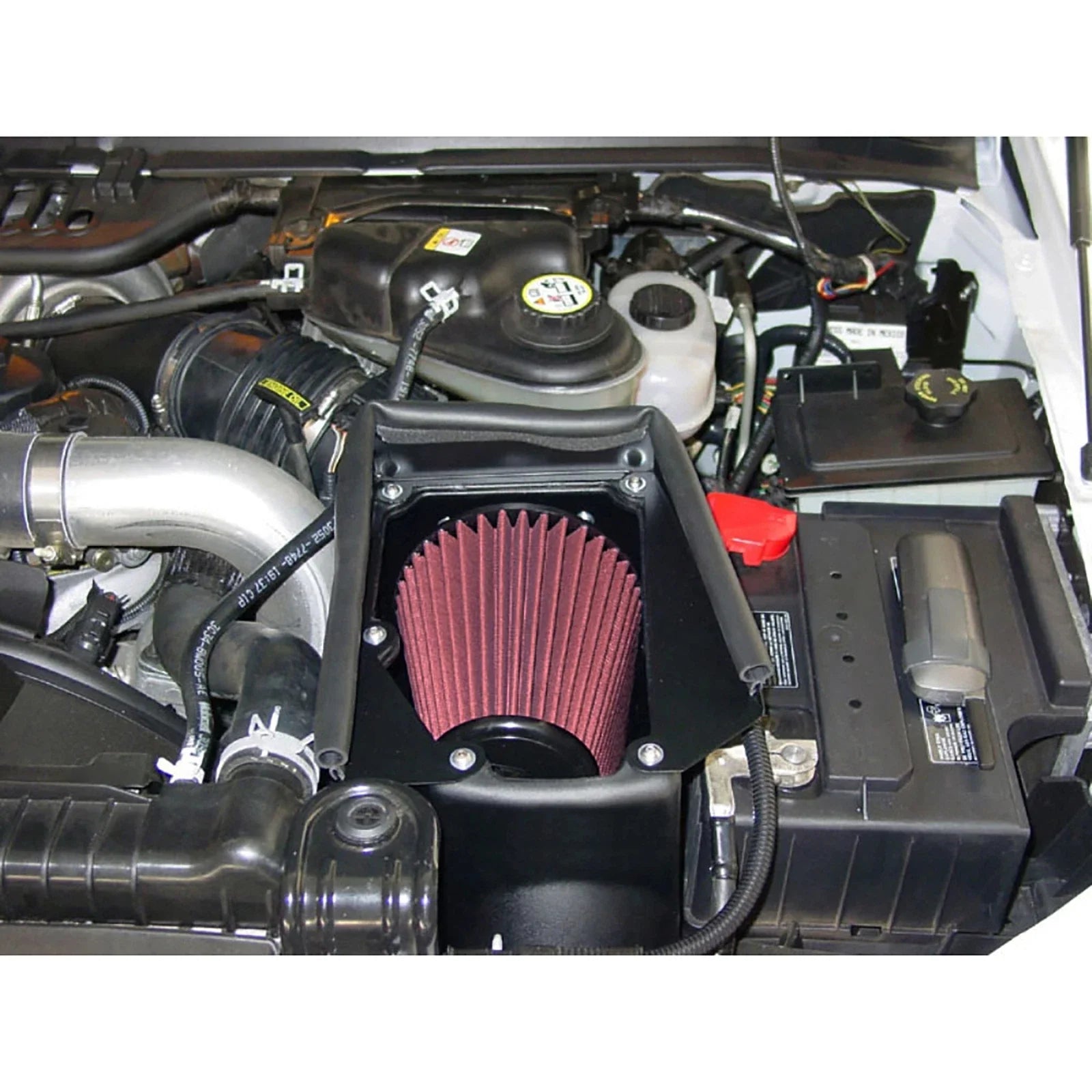 Airaid 03-07 Ford Power Stroke 6.0L Diesel MXP Intake System w/o Tube (Oiled / Red Media)