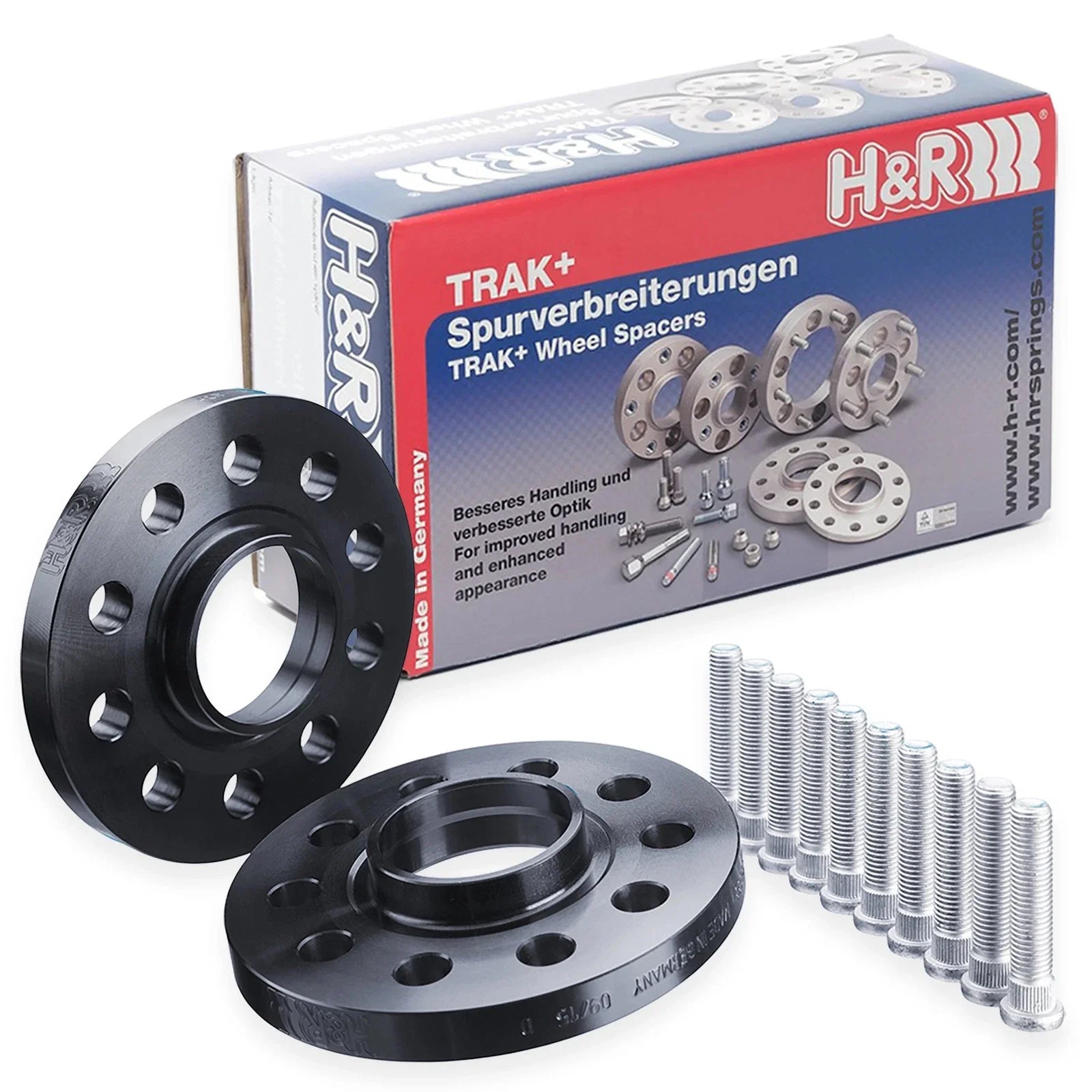 H&R Trak+ 15mm DRS Wheel Adaptor Bolt 5/114.3 Center Bore 64.1 Stud Thread 12x1.5 - Black