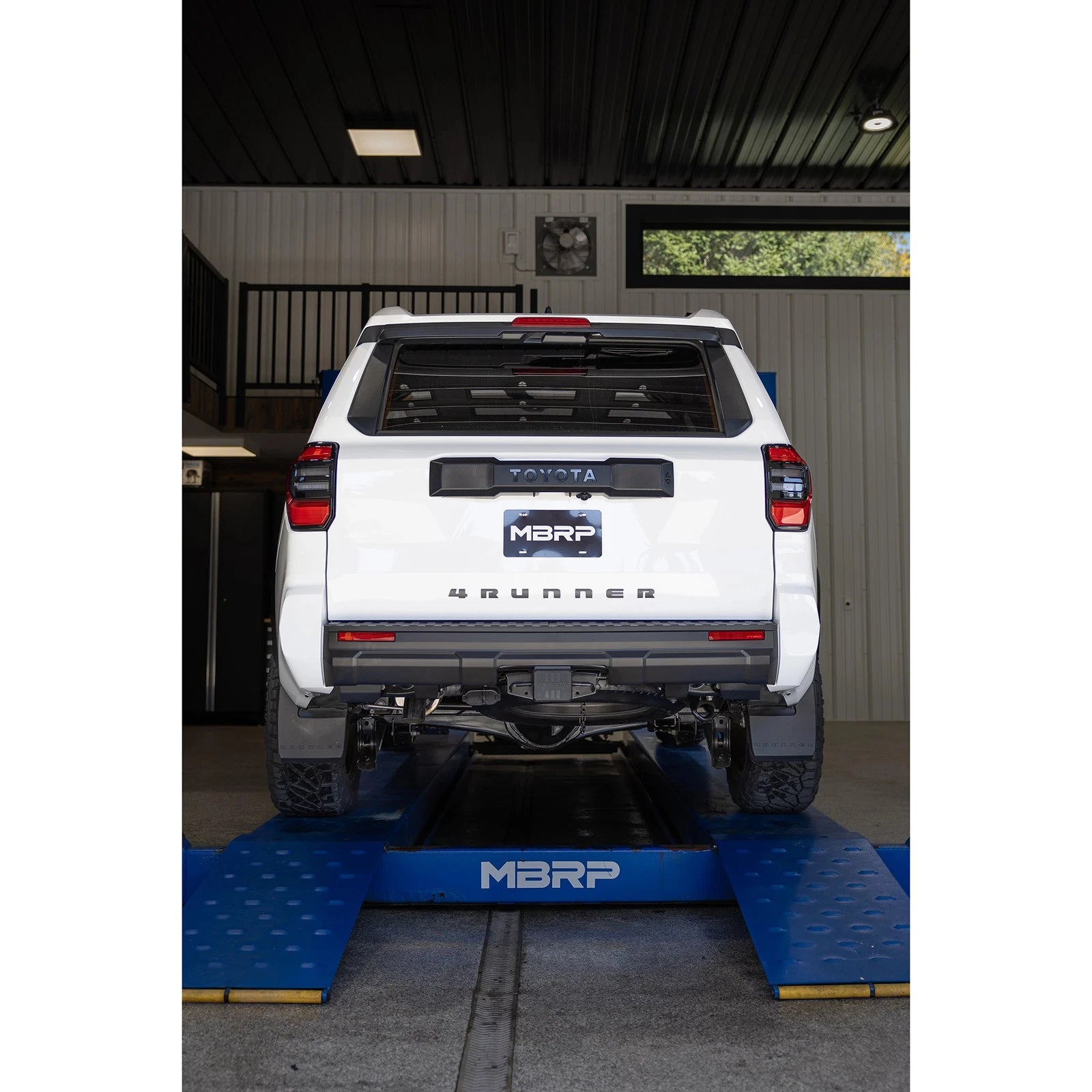 MBRP 24-26 Toyota Land Cruiser 2.4L 3in Cat-Back Single Rear High-Clearance Turn Down - T304