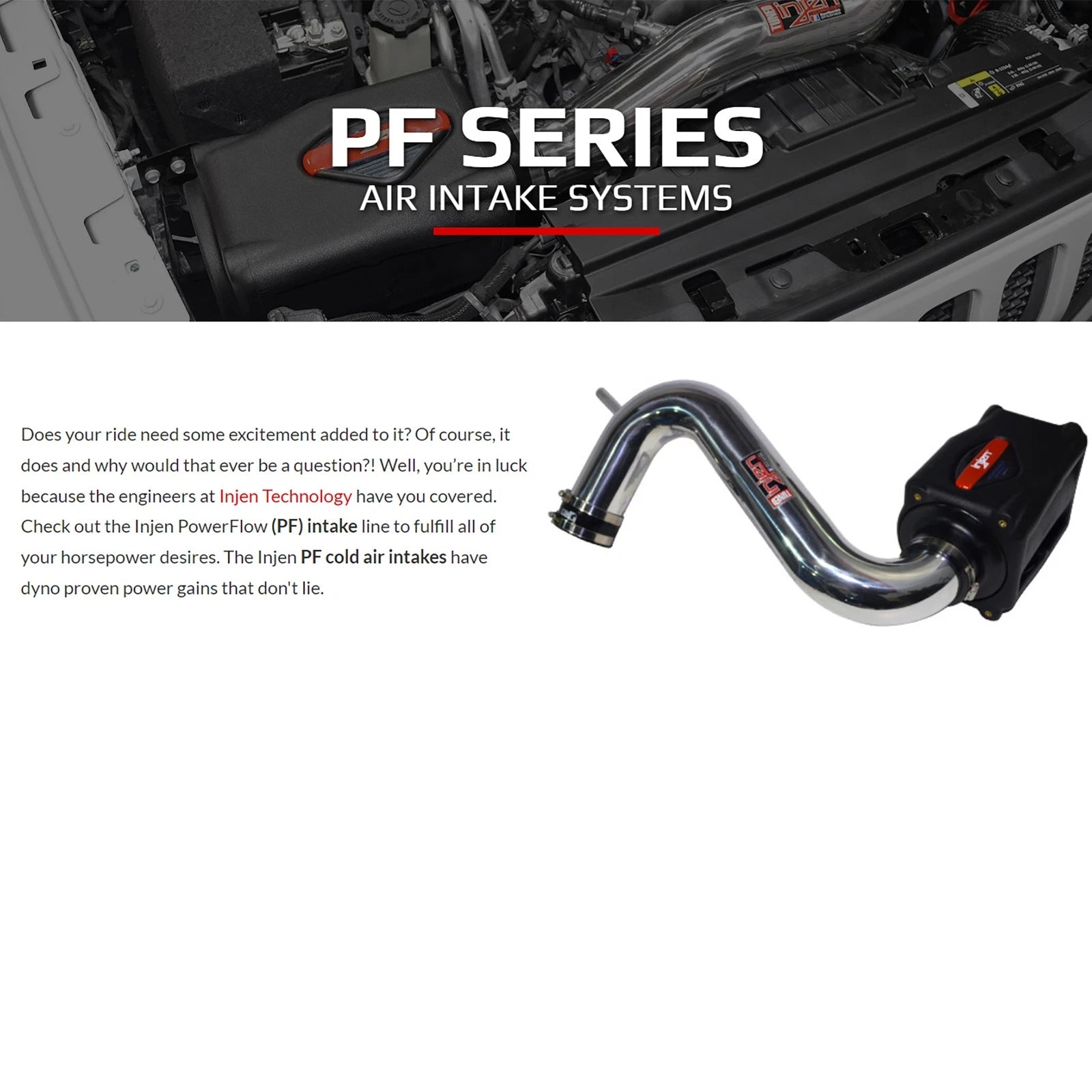 Injen 11-20 Dodge Challenger SRT-8 6.4L V8 Wrinkle Black Power-Flow Short Ram Intake