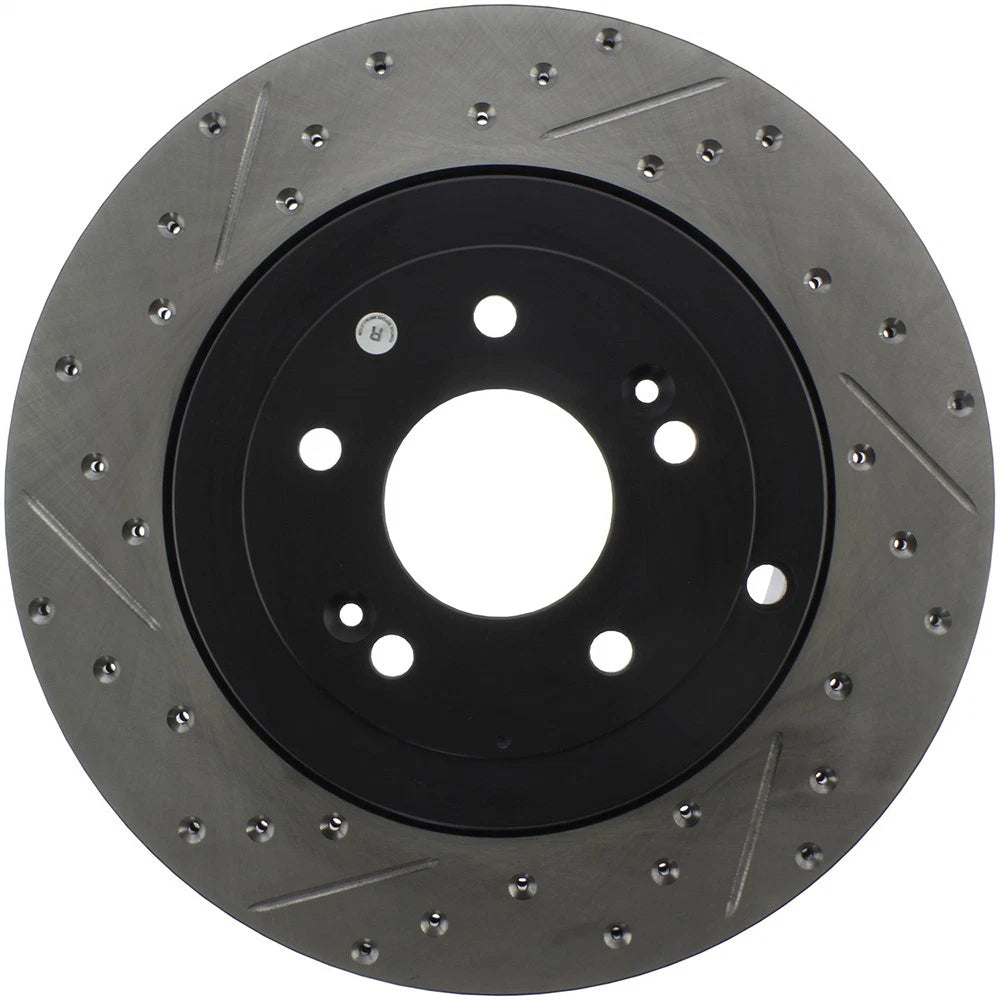 StopTech 10 Hyundai Genesis Coupe w/ Factory Brembo Slotted & Drilled Right Rear Rotor