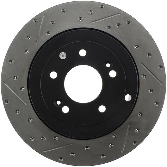StopTech 10 Hyundai Genesis Coupe w/ Factory Brembo Slotted & Drilled Right Rear Rotor