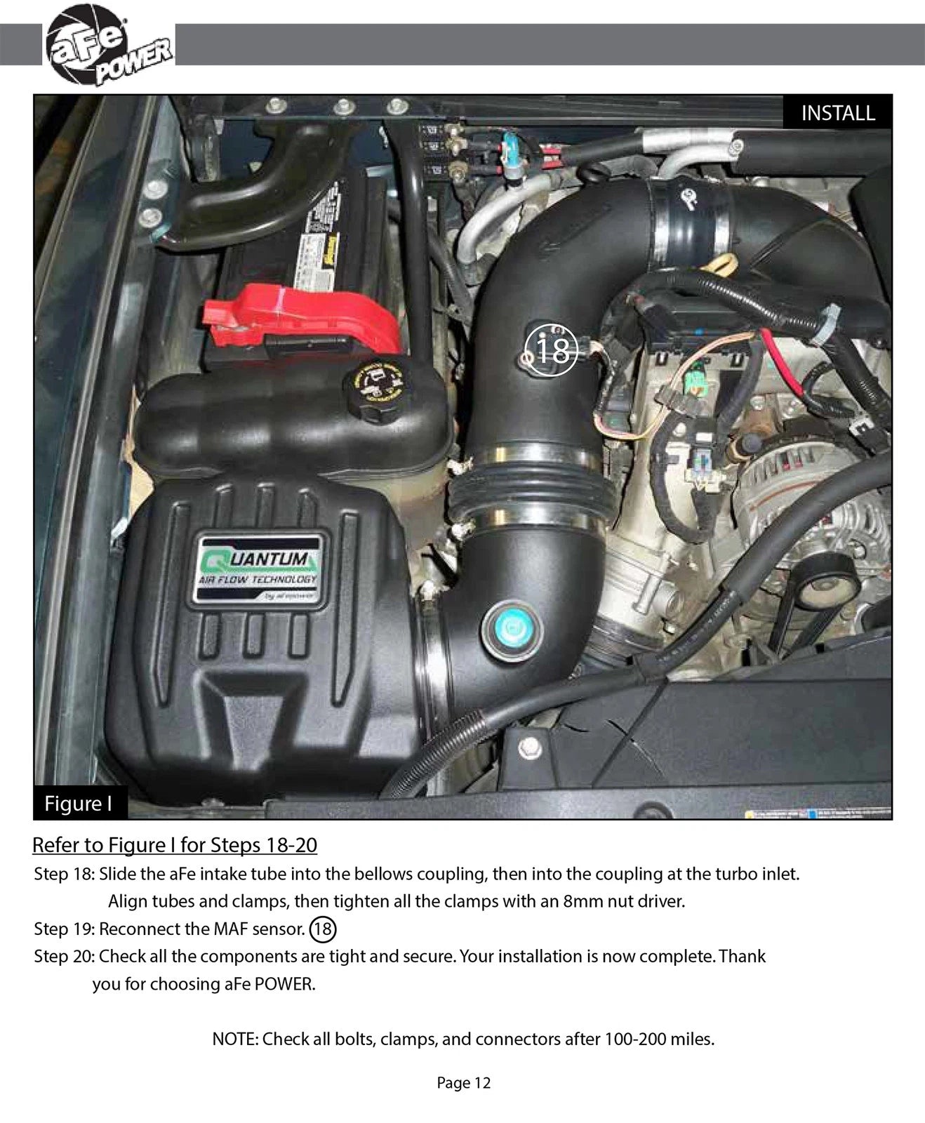 aFe Quantum Pro DRY S Cold Air Intake System 08-10 GM/Chevy Duramax V8-6.6L LMM - Dry