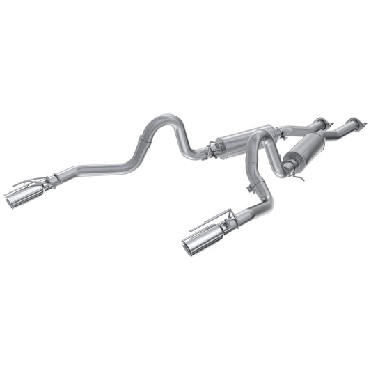 MBRP 99-04 Ford Mustang GT/Mach 1 2.5in Dual Split Rear AL Catback Exhaust w/ 3.5in Dual Wall Tips