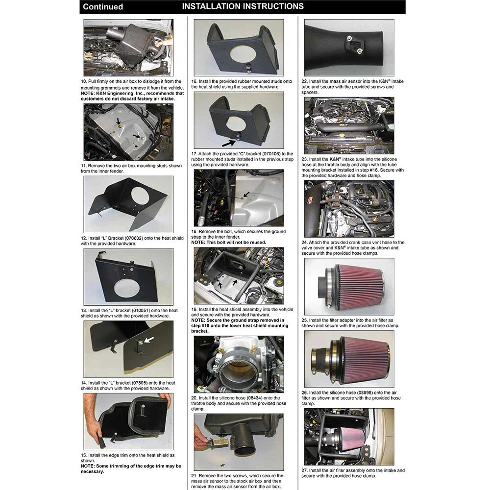 K&N 08-09 Nissan Pathfinder/Xterra/Frontier V6-4.0L AirCharger Performance Intake