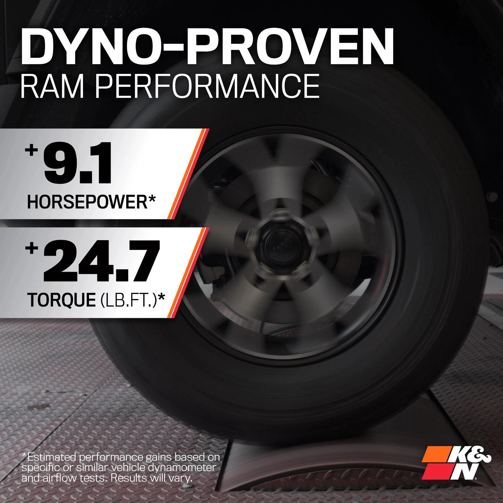 K&N 20-23 RAM 1500 V6 3.0L Diesel Performance Air Intake System