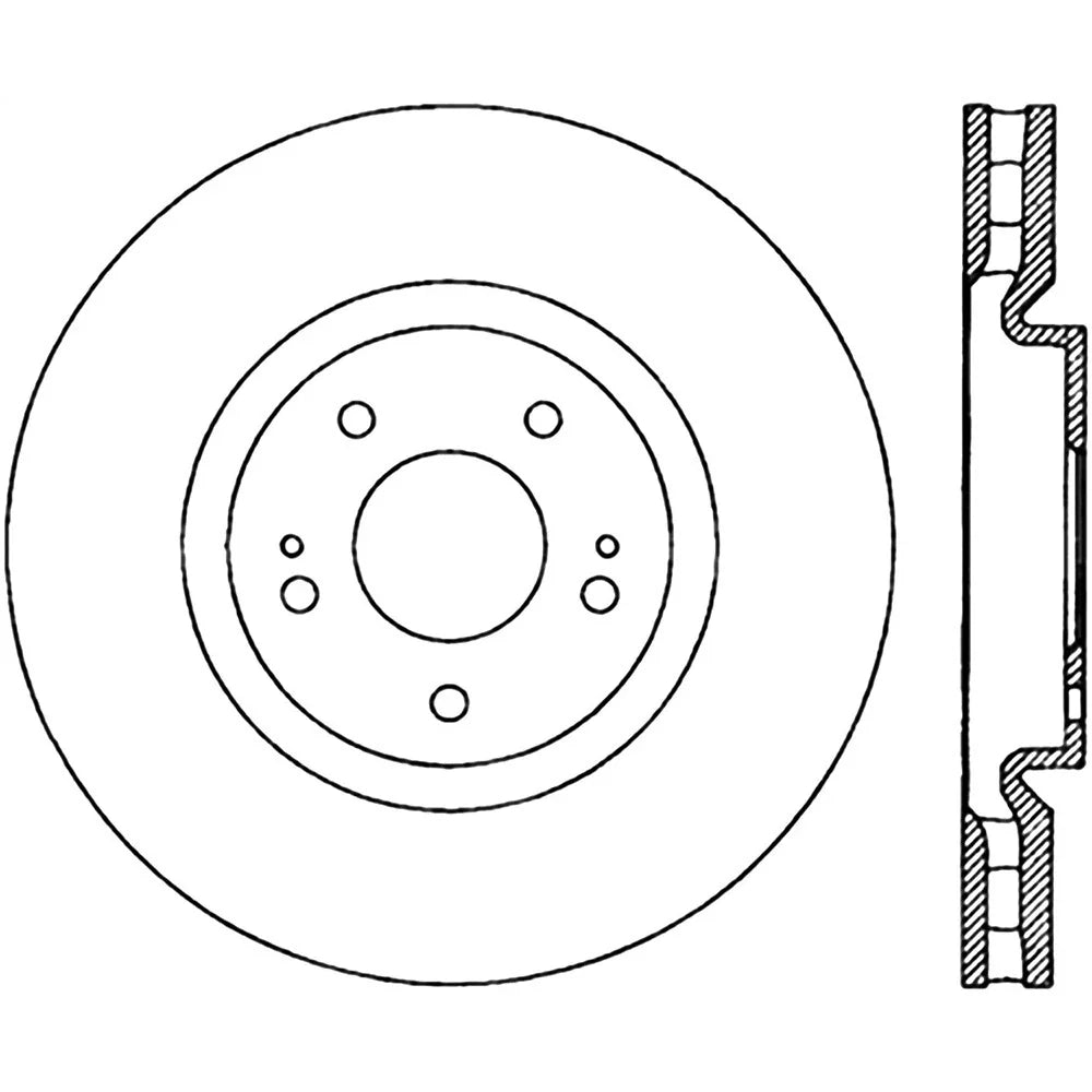 StopTech Slotted & Drilled Sport Brake Rotor