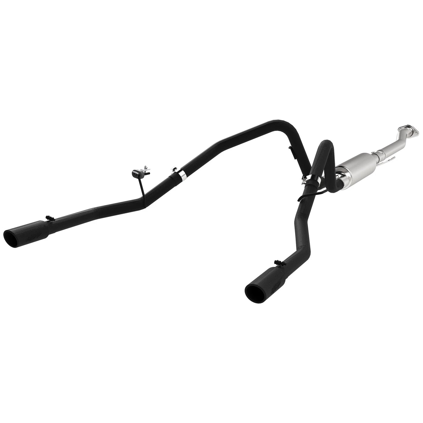 MBRP 11-14 Ford F-150 V6 Ecoboost Black Coated 2.5in Cat-Back Dual Rear Exit Exhaust System