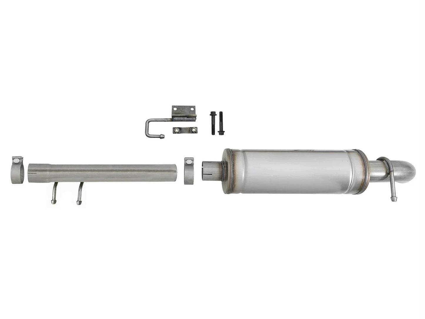 aFe Rock Basher 3in 409 SS Cat-Back Turn-Down Exhaust 12-18 Jeep Wrangler (JK) V6 3.6L/ 07-11 3.8L