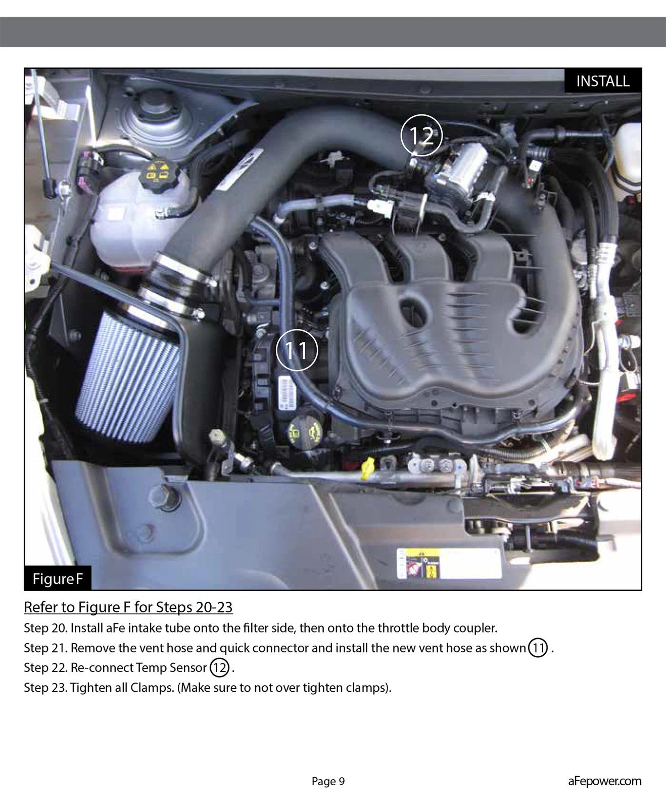aFe MagnumFORCE Intake Stage-2 PRO 5R 2014 Jeep Cherokee V6 3.2L