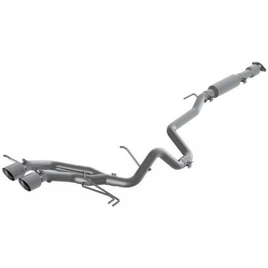 MBRP 13-18 Hyundai Veloster Turbo 2.5in T304 w/ 4in. OD Tips - Cat Back Dual Exit