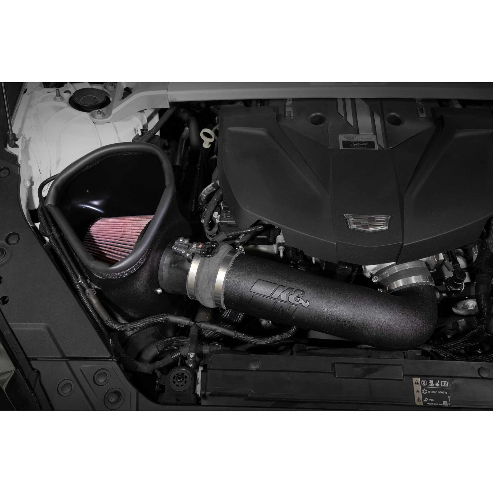 K&N 22-24 Cadillac CT5 6.2L V8 Performance Air Intake System