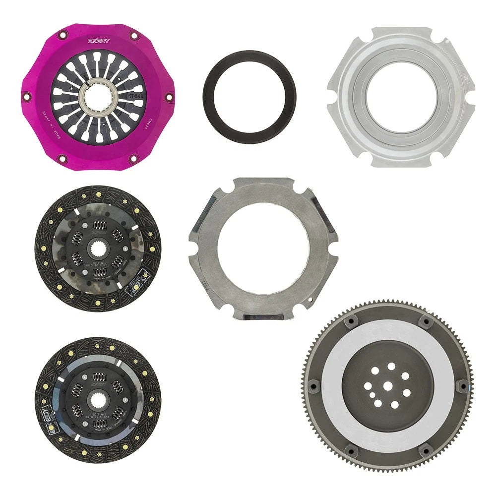 Exedy 96-06 Mitsubishi Evo 4-9 4G63T 2.0L Twin-Organic Stage 5 Clutch Kit (RACING USE ONLY)