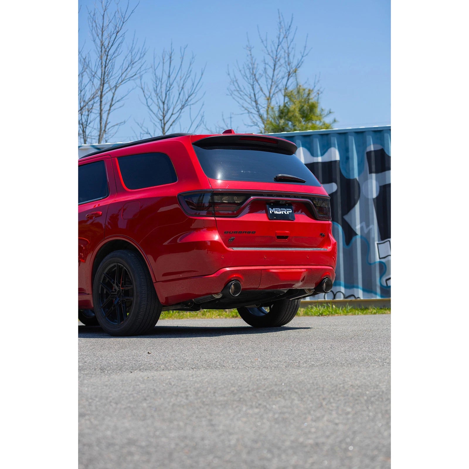 MBRP 2011+ Dodge Durango T304SS 3.0in Cat-Back Dual Rear Exit Exhaust w/ Carbon Fiber Tips
