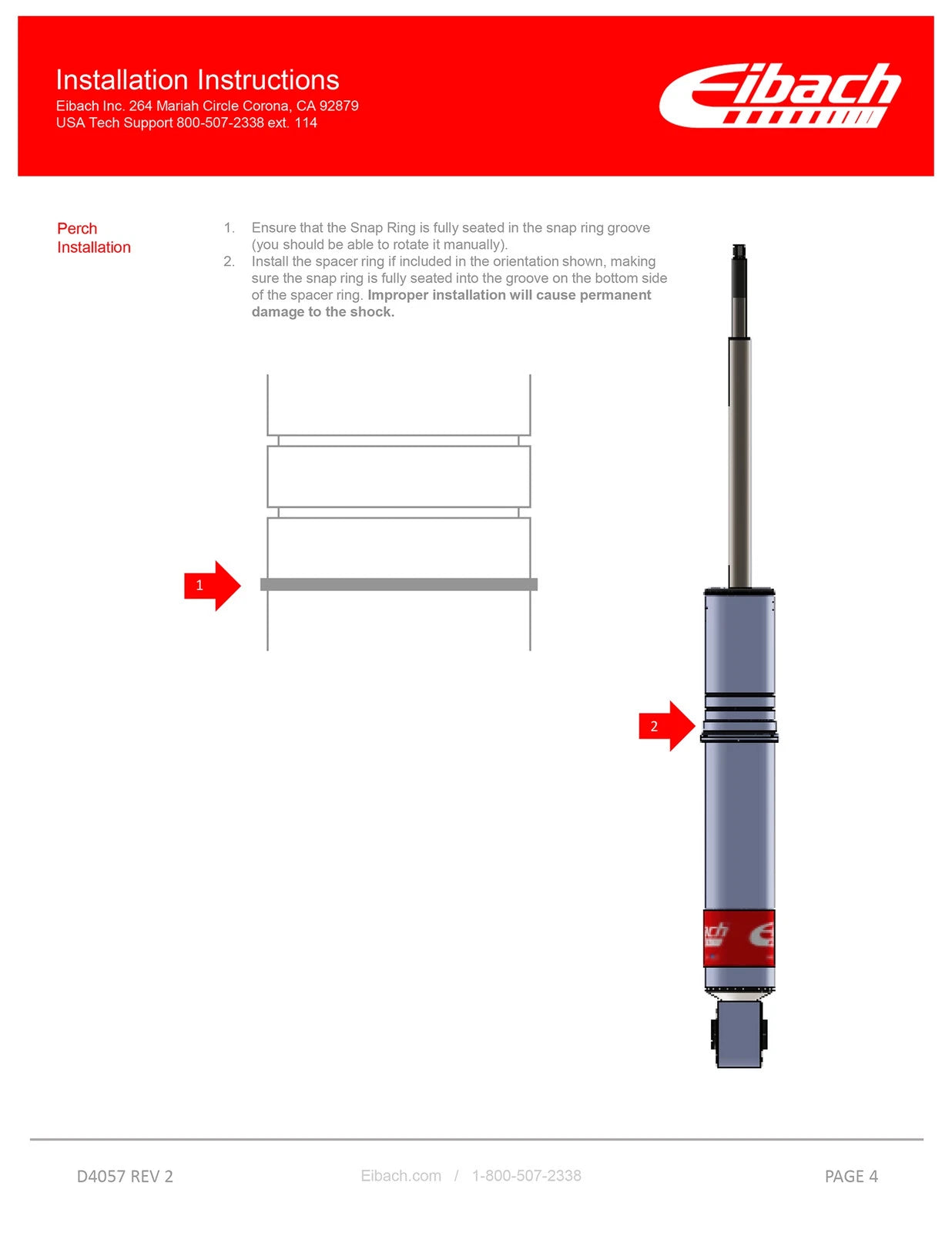 Eibach Pro-Truck Lift Kit for 15-17 Chevrolet Colorado (Pro-Truck Shocks Included)