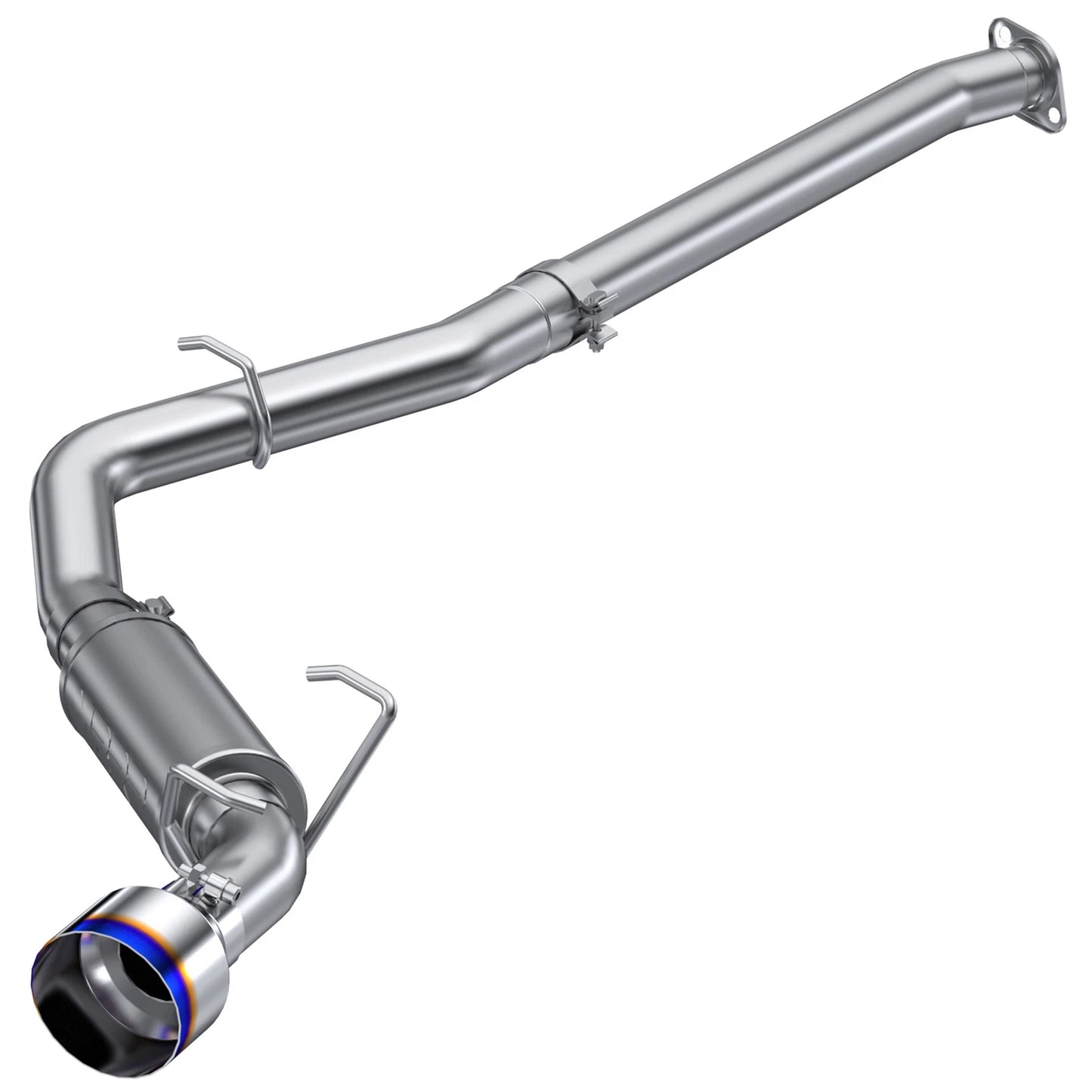 MBRP 12-22 Subaru BRZ 17-22 Toyota GR86 Stainless Steel 3in Cat-Back-Single Rear Exit w Burnt Tip