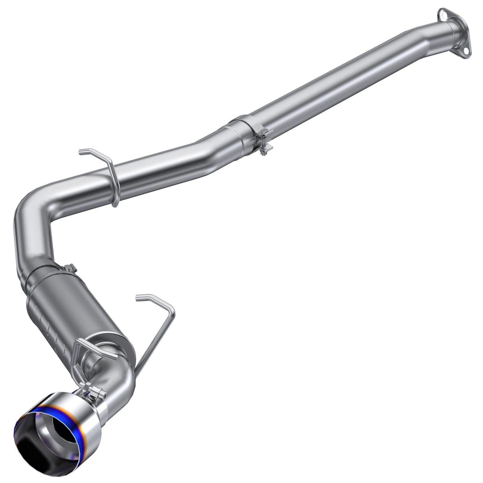 MBRP 12-22 Subaru BRZ 17-22 Toyota GR86 Stainless Steel 3in Cat-Back-Single Rear Exit w Burnt Tip