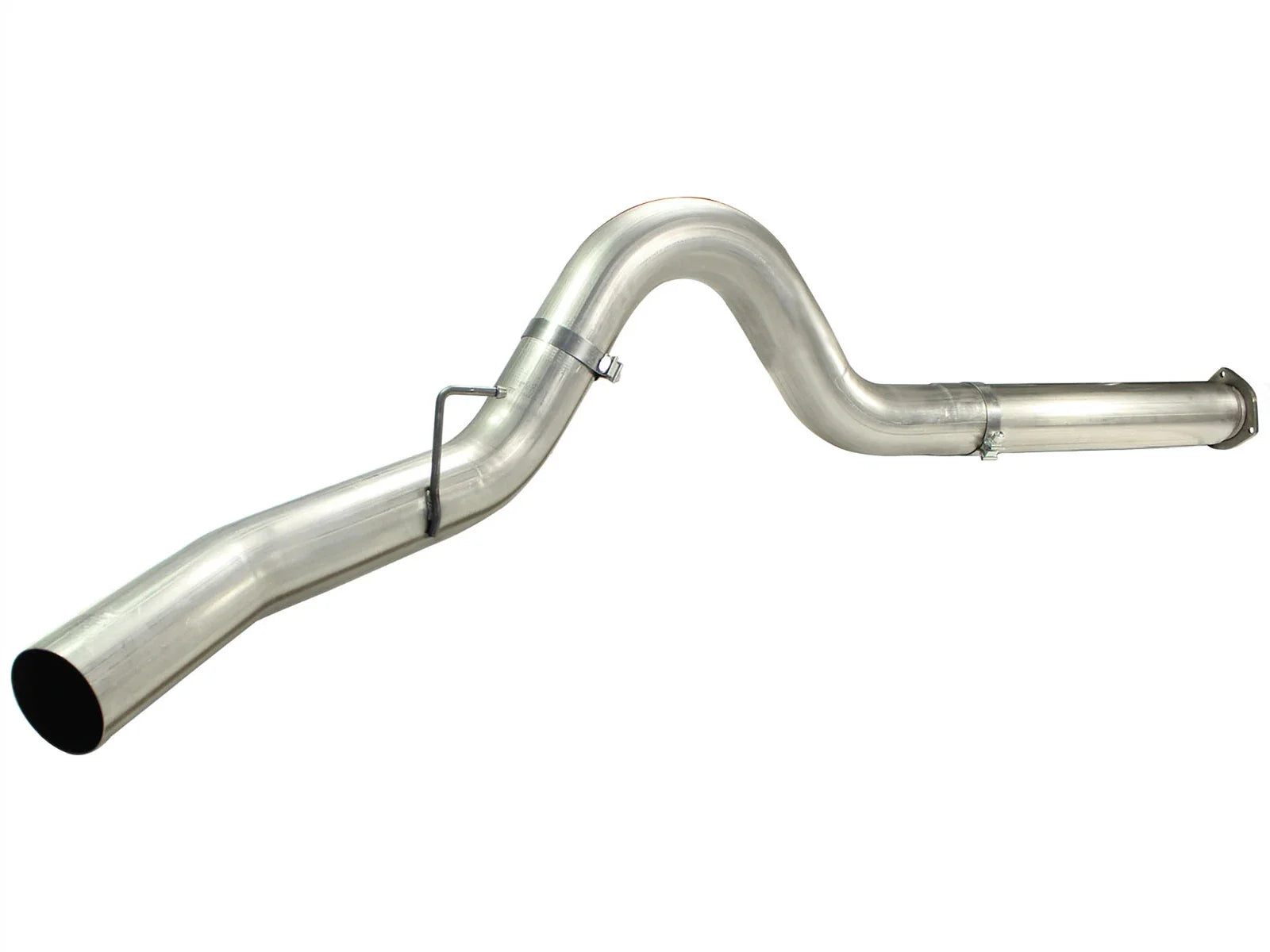 aFe MACHForce XP 5in DPF-Back Stainless Steel Exh Sys, No tip, Ford Diesel Trucks 11-14 V8-6.7L
