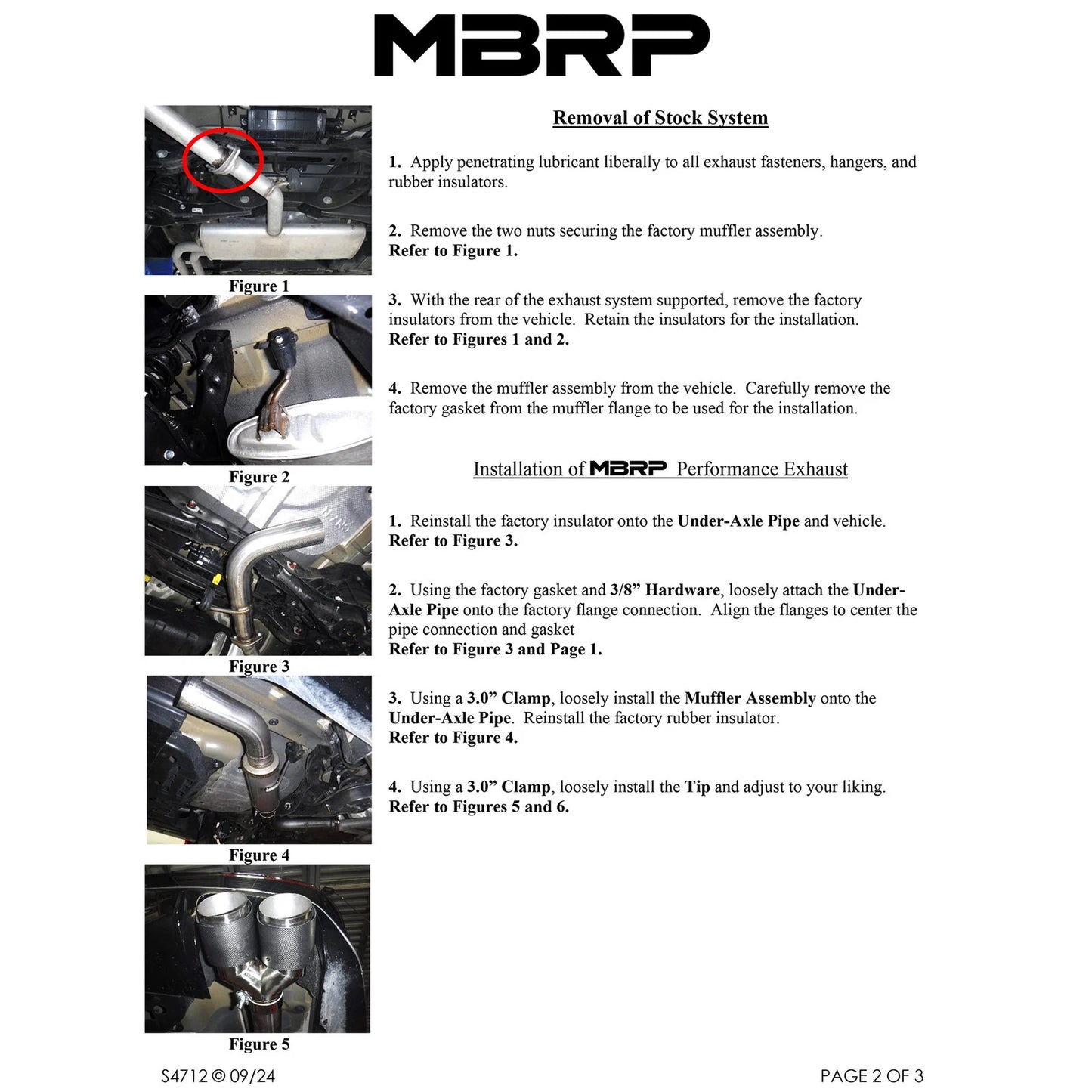 MBRP 21-24 Hyundai Elantra Aluminized Steel 3in Axle-Back Single Rear Exit with Dual Outlet Tip