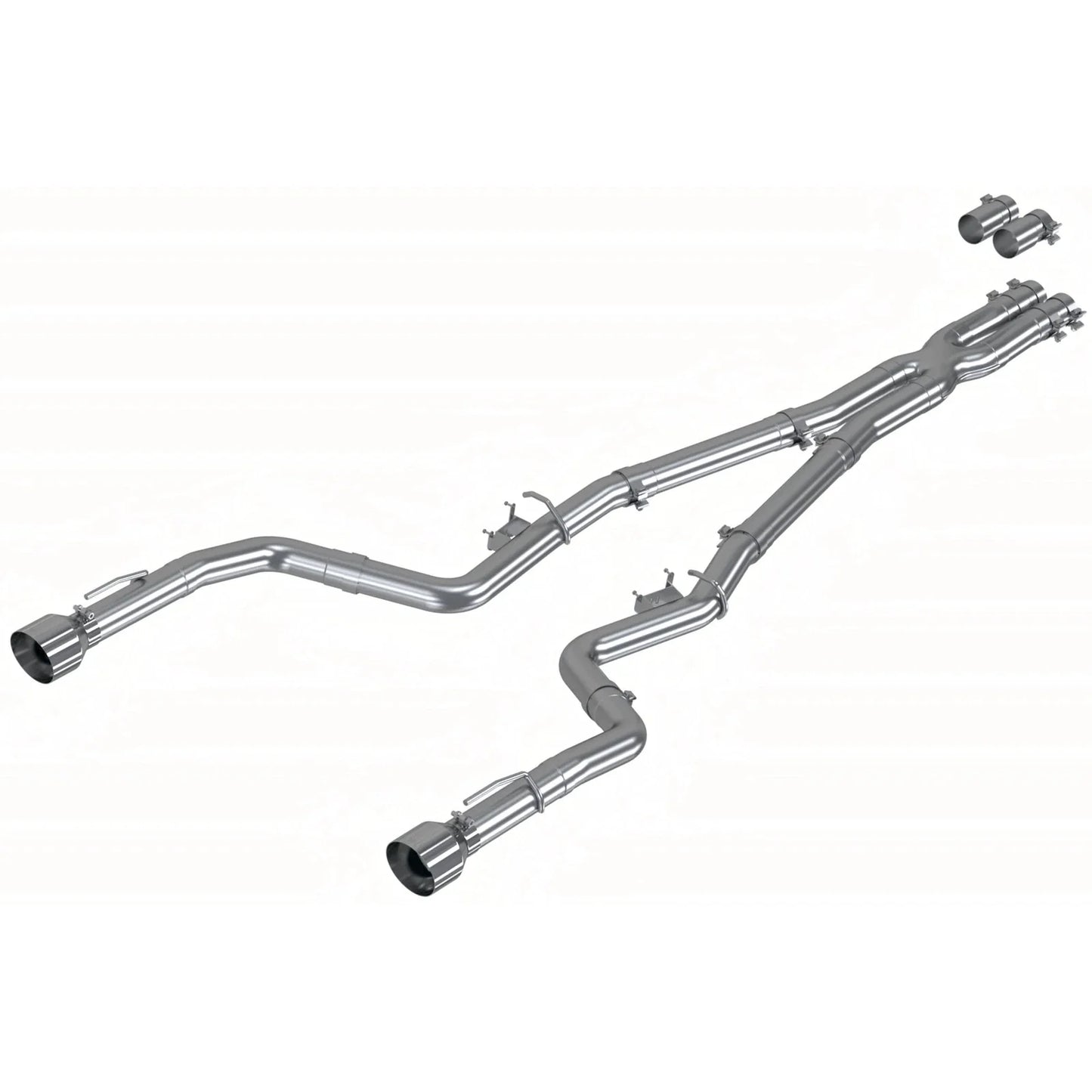 MBRP 17-21 Charger 5.7L/6.2L/6.4L 3in Race Profile Cat-Back w/ Dual Tips Aluminized Steel Exhaust