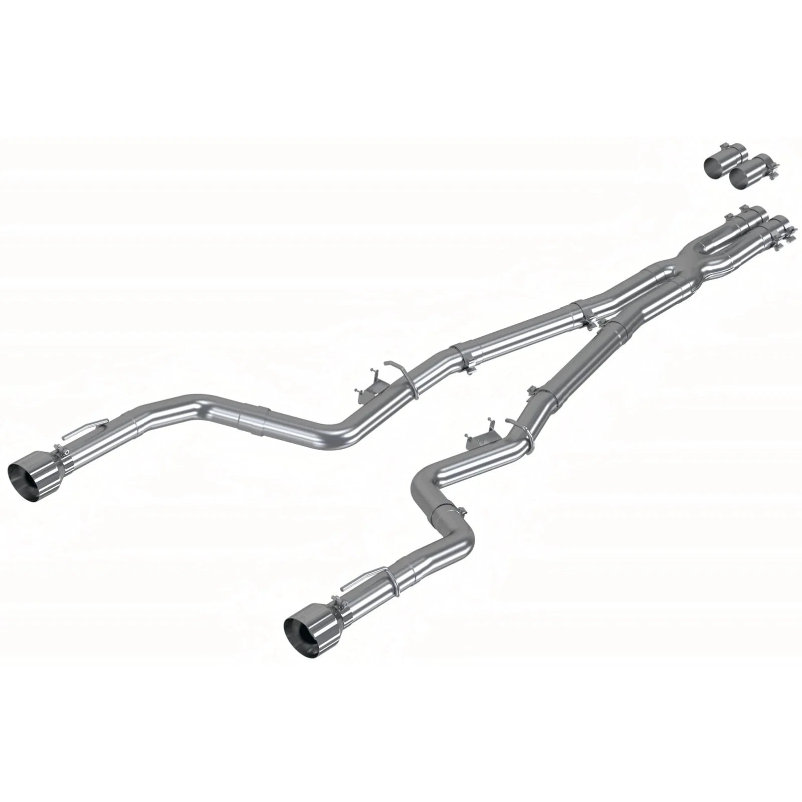 MBRP 17-21 Charger 5.7L/6.2L/6.4L 3in Race Profile Cat-Back w/ Dual Tips Aluminized Steel Exhaust