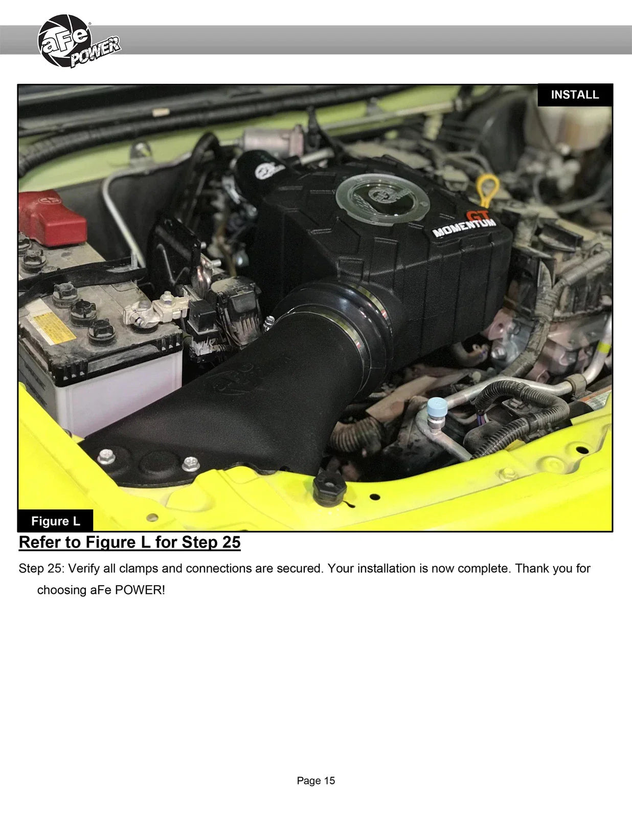 aFe 19-20 Suzuki Jimny 1.5L Momentum GT Cold Air Intake w/ Pro DRY S Media