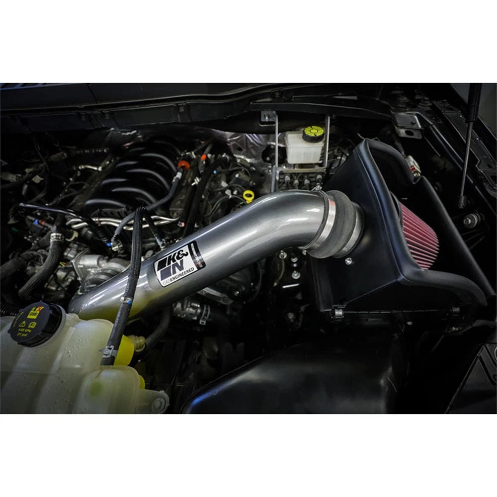 K&N 2021+ Ford F-150 V8-5.0L F/I High Flow Performance Intake Kit