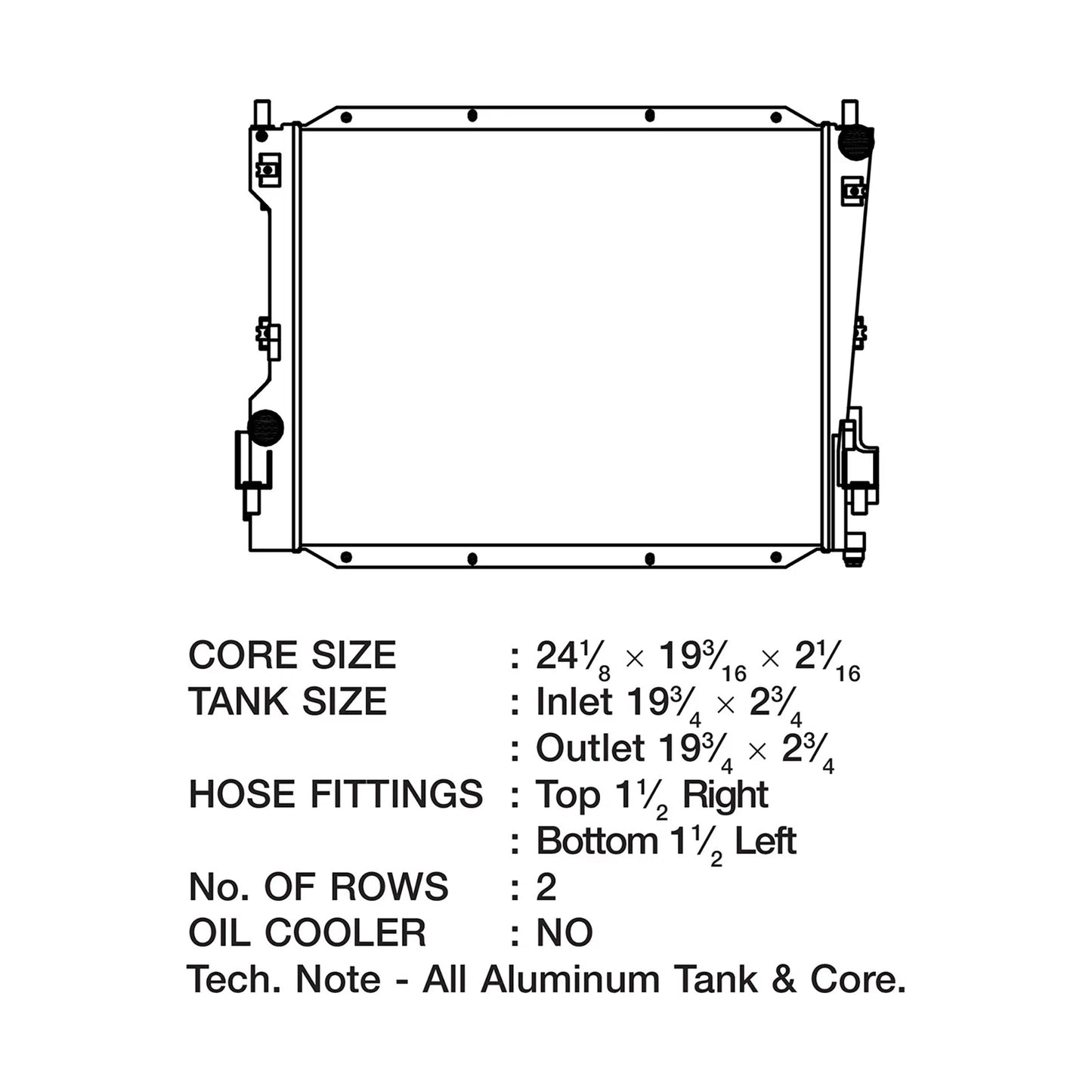 CSF 05-14 Ford Mustang Radiator