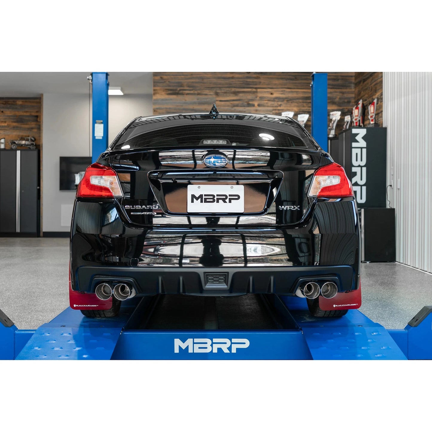 MBRP 15-19 Subaru WRX 2.0L/STI 2.5L 3in Dual Split Rear Exit w/ 3.5in Tips - T304 (Street Version)